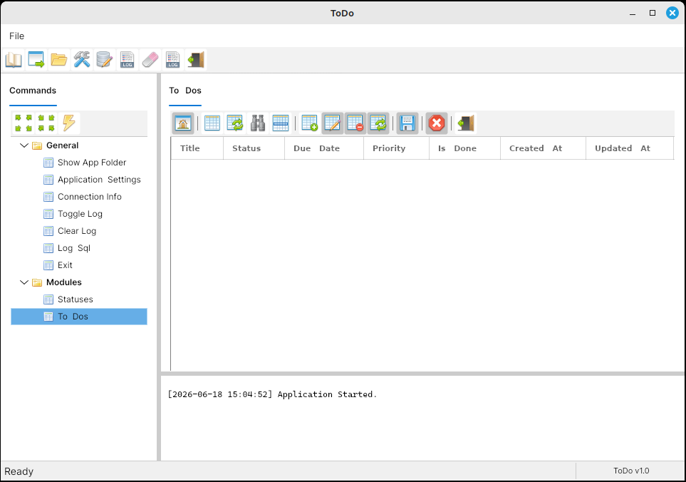 Todo list view